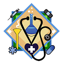 badge for health-sciences cluster